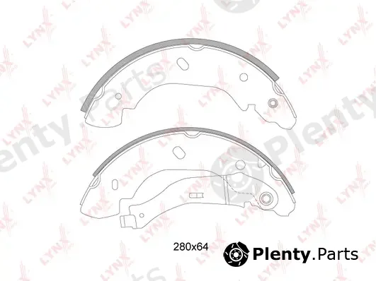 LYNXauto BS-3006 — Brake Shoe Set