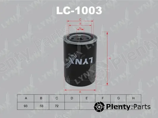 LYNXauto LC-1003 — Oil Filter