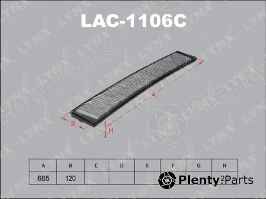 LYNXauto LAC-1106C — Filter, cabin air