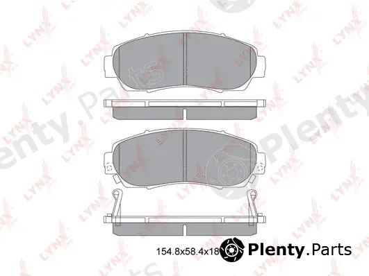 LYNXauto BD-3435 — Brake Pad Set, disc brake
