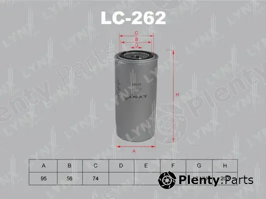 LYNXauto LC-262 — Oil Filter