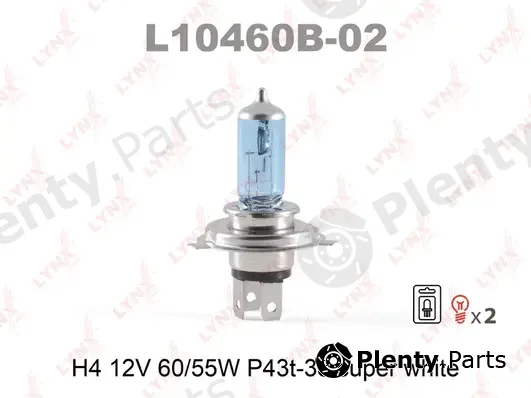 LYNXauto L10460B-02 — Bulb, spotlight SUPER WHITE