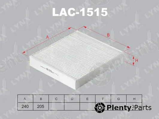 LYNXauto LAC-1515 — Filter, cabin air