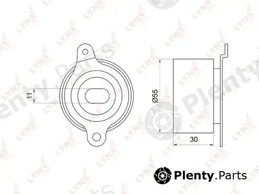 LYNXauto PB-1017 — Tensioner Pulley, timing belt