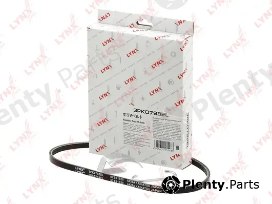 LYNXauto 3PK0798EL — V-Ribbed Belt ELASTIC