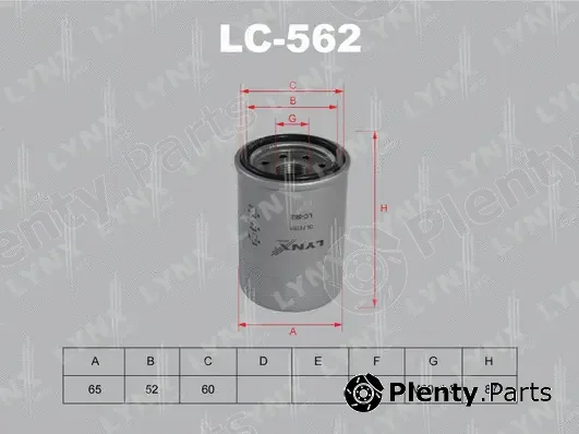 LYNXauto LC-562 — Oil Filter