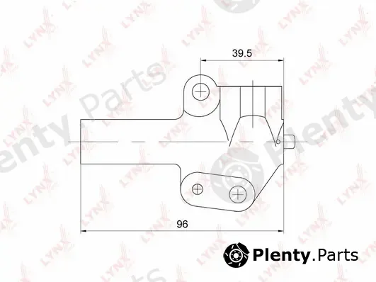 LYNXauto PT-1035 — Vibration Damper, timing belt