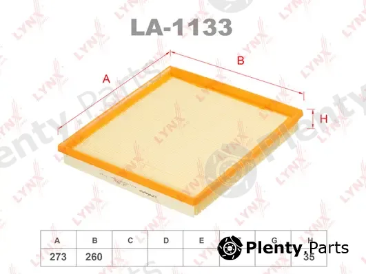 LYNXauto LA-1133 — Air Filter