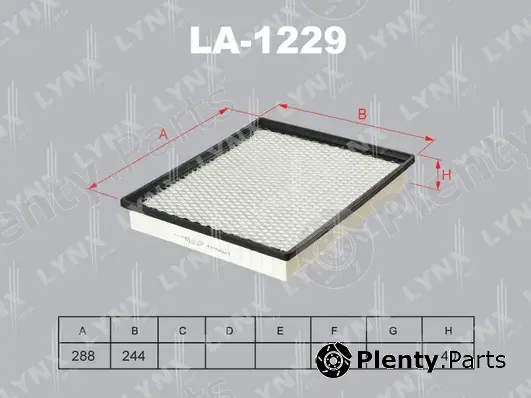LYNXauto LA-1229 — Air Filter