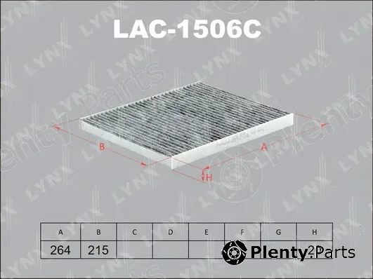 LYNXauto LAC-1506C — Filter, cabin air