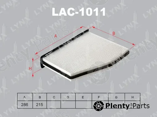 LYNXauto LAC-1011 — Filter, cabin air