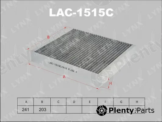 LYNXauto LAC-1515C — Filter, cabin air