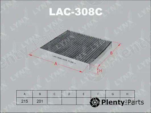 LYNXauto LAC-308C — Filter, cabin air