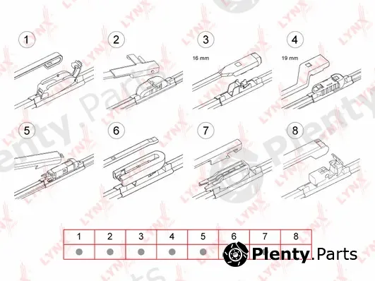LYNXauto XF650 — Wiper Blade
