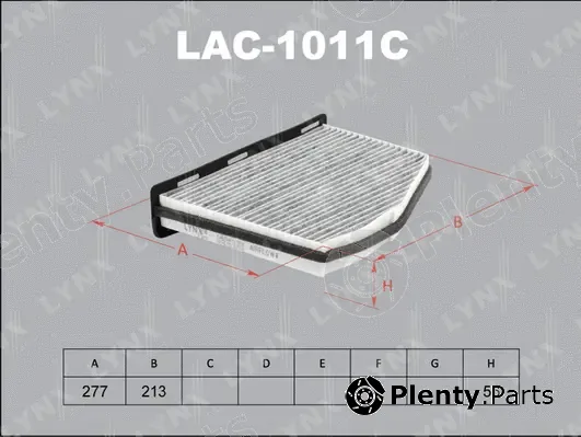 LYNXauto LAC-1011C — Filter, cabin air