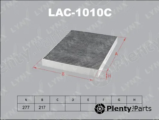 LYNXauto LAC-1010C — Filter, cabin air