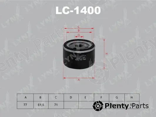 LYNXauto LC-1400 — Oil Filter