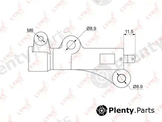 LYNXauto PT-1015 — Vibration Damper, timing belt
