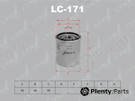 LYNXauto LC-171 — Oil Filter