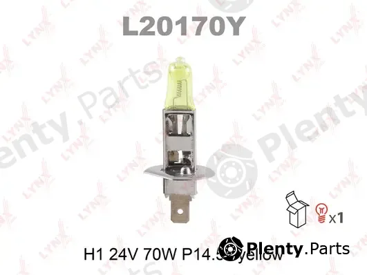 LYNXauto L20170Y — Bulb, front fog light YELLOW