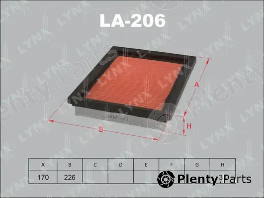 LYNXauto LA-206 — Air Filter