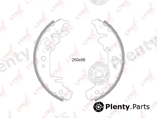 LYNXauto BS-4401 — Brake Shoe Set