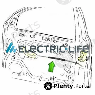 Electric Life ZR35148 — Cable Pull, door release