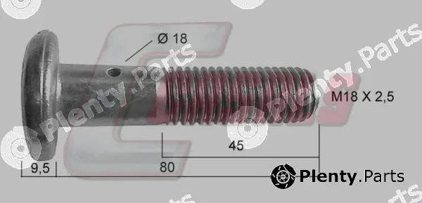 Casals 21128 — Wheel Stud