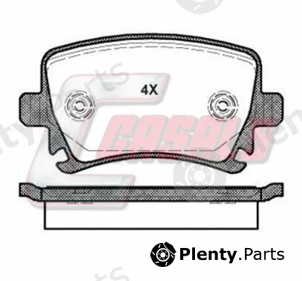 Casals BKM914 — Brake Pad Set, disc brake