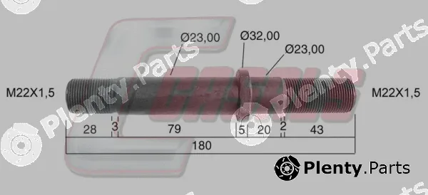 Casals 21121 — Wheel Stud