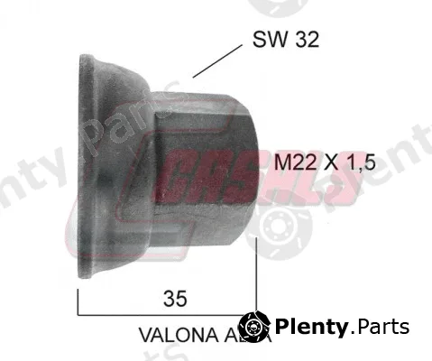 Casals 21124 — Wheel Nut