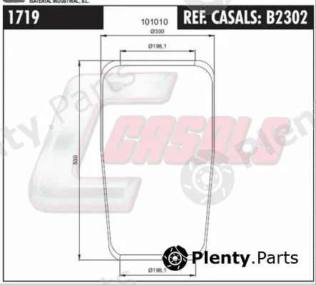Casals B2302 — Bellow, air suspension