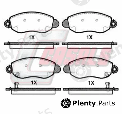 Casals BKM5167 — Brake Pad Set, disc brake