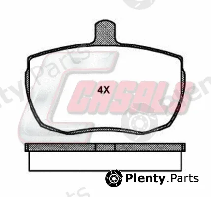 Casals BKM829 — Brake Pad Set, disc brake