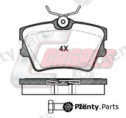 Casals BKM1132 — Brake Pad Set, disc brake