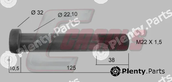 Casals 21242 — Wheel Stud