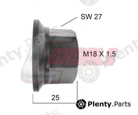 Casals 21391 — Wheel Nut