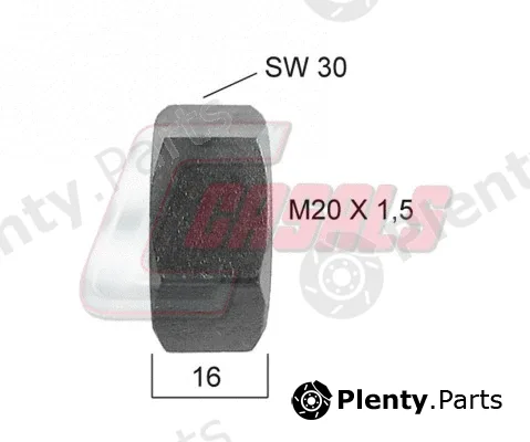 Casals 21291 — Wheel Nut