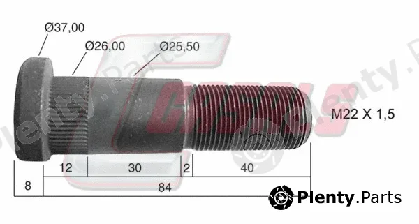 Casals 21119 — Wheel Stud