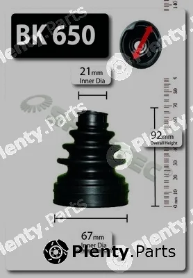 Shaftec BK650 — Bellow Kit, drive shaft