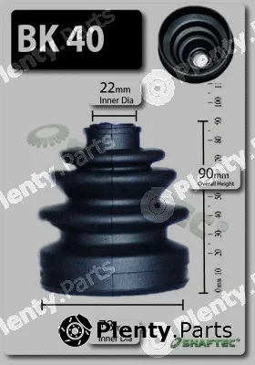 Shaftec BK40 — Bellow Kit, drive shaft