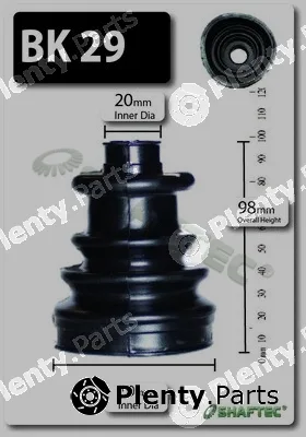 Shaftec BK29 — Bellow Kit, drive shaft