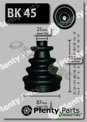 Shaftec BK45 — Bellow Kit, drive shaft