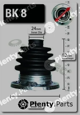 Shaftec BK8 — Bellow Kit, drive shaft