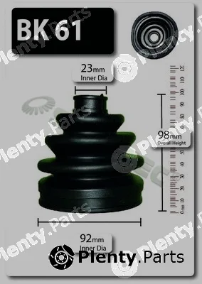 Shaftec BK61 — Bellow Kit, drive shaft
