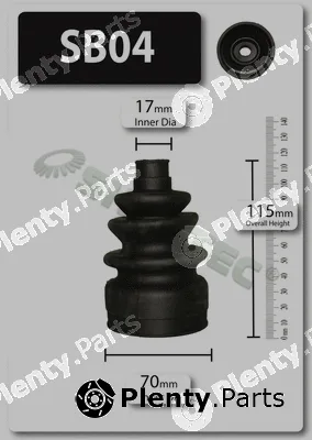 Shaftec SB04 — Bellow Kit, drive shaft