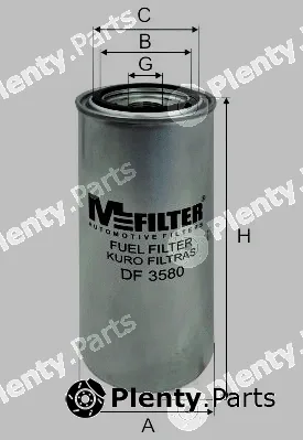 Mfilter DF3580 — Fuel Filter
