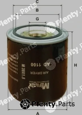 Mfilter AD1100 — Air Dryer Cartridge, compressed-air system