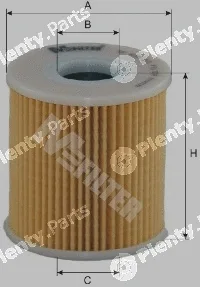 Mfilter TE639 — Oil Filter
