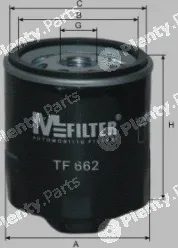 Mfilter TF662 — Oil Filter